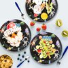 40PCS Outer Space Party Paper Plates and Napkins, Outer Space Theme Tableware Set Includes 9Inch Paper Plates and Napkins Disposable Decoration Supplies for Kids Boys Birthday Party, Serve 20