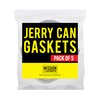 Mission Automotive Jerry Can Gaskets - 5 Pack Gas Can Spout Replacement for 20 Liter NATO Jerry Can Spout - Sturdy Rubber Material (2.07 x 1.88 x .19 Inches)