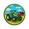 Blue Orchards Tractor Party Plates and Napkins (52 pieces for 16 Guests) - Tractor Birthday Party Supplies, Tractor Party Supplies, Tractor Plates, Farm Animal Party, Tractor Theme Baby Shower