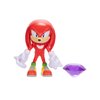 Sonic the Hedgehog 4-inch Knuckles Action Figure with Purple Chaos Emerald Accessory. Ages 3+ (Officially Licensed by Sega)