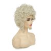Dai Cloud Blonde Curly Wigs for Women Platinum Gold Synthetic Hair Ladies Halloween Party Cosplay Dress 18th Costume Wig
