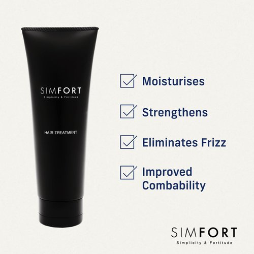 SIMFORT Hair Conditioner for Men & Women, Recommended for Use with SIMFORT Carbonic Acid Shampoo, 4.2oz, 1-Month Use (2 Pack)