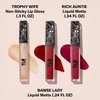 The Lip Bar - Perfect Pout Mini Lip Trio Gift Set (3 Products) - Nonstop Liquid Matte Lipstick & Non-Sticky Lip Gloss - Travel Size - Gift Box - Vegan, Gluten Free, Cruelty Free - Makeup & Cosmetics