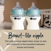 Tommee Tippee Advanced Anti-Colic Baby Bottle Nipples, Breast-like, Soft Silicone, Medium Flow, 3m+, 6 Count