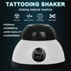 Lab Vortex Mixer,5200rpm Touch Function Mini Vortex Shaker,forpainter Paints Pigment,Acylic Paints, Tattoo Ink, Gel Polish, Eyelash Adhesives, Nail polish(ordinary style White)
