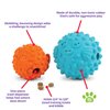 Brightkins Tough & Tumble Small Pufferfish - Interactive Dog Puzzle Toy for All Breeds, Rubber Dog Toys for Aggressive Play, Dog Stocking Stuffers