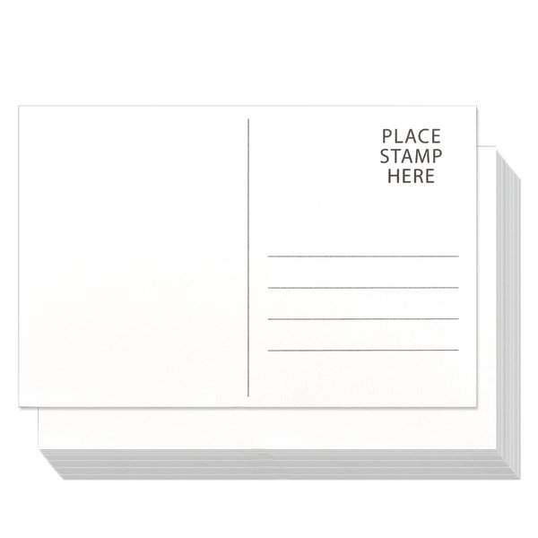 100 Pack Watercolor Postcards 4x6, 140lb/300gsm Watercolor Paper Blank Postcards Watercolor Cards for DIY, Mailing, Painting, Invitations, Gift Cards