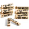 Wooden Train Whistles (Pack of 12) - Wood Train Whistle for Kids, Train Party Favors, Theme Birthday Decorations, Noisemakers, Goodie Bag Filler, Small Game Prizes, Stocking Stuffers