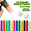 MeiduGaga Face Paint Sticks Body Painting Kit Safety Face Painting Crayons Easy to Clean for Makeup Parties Sport Events Birthday Festivals Cosplay (12 classic colors)