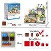 City Tea House Building Blocks Set, Openable Panda Construction Tea Shop Building Toys for Boys Girls Age 8+, 860pcs Mini Bricks (Not Compatible with Lego)
