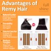 Full Shine Sew In Weft Hair Extensions Human Hair Weft 105 Grams Jet Black Remy Human Hair Silky Straight Weave Bundles Natural Extensions Brazilian Bundles 24 Inch Hair Extensions