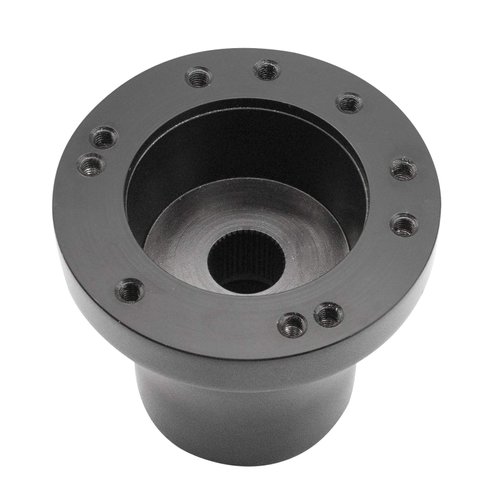 Golf Cart Steering Wheel Adapter, EZGO Steering Wheel Adapter for EZGO TXT and EZGO RXV Models-Black