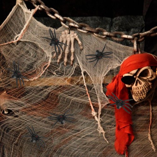 Plastic Spiders, 30Pcs Small Fake Spiders, Halloween Spiders, Realistic Mini Spider, Tiny Spiders Bulk, Black Toy Spiders, Rubber Spiders, Prank Toys, Plastic Insect Toy for Halloween Decorations