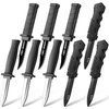 ZJoey 9 Pack Retractable Fake Knife Retractable Knife Halloween Props Fake Plastic Blades for Halloween April Fool's Party(9 Pcs Style A)