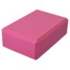 YogaAccessories 3'' Foam Yoga Block - Pink