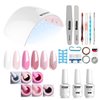 Gel Nail Polish Starter Kit - 6 Colors Gel Polish Set Base Top Coat, 36W LED Nail Dryer Lamp with Full DIY Gel Manicure Nail Tools by Vishine 8ml #C003