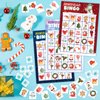 ceiba tree Christmas Bingo Cards Snowman Bingo Game for Kids 24 Players Holiday Classroom Activity Party Supply