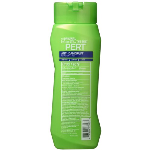 Pert Plus 2 in 1 Shampoo and Conditioner Dandruff Control 13.5 Ounces (Pack of 2)
