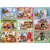 Cobble Hill 1000 Piece Puzzle - Squirrels at Home- Sample Poster Included