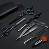 Barber Hair Cutting Scissors Set, Fozirut Professional Haircut Scissors Thinning Shears Straight Edge Razor Barber Accessories Hair Trimming Kit, Hairdresser Tools Haircutting Shears Pro for Men Women