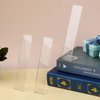 4 Pcs Acrylic Clear Hair Clip Display Stand L-Shaped Hairpin Display Holder Barrette Display Stand Holder Hair Clip Organizer Stand Holder Bracelet Bangle Display Stand for Teen Girls Women