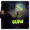 Glow in The Dark Marble Paint Kit for Kids - Water Marbling Painting Art Set for Boys & Girls Ages 6, 7, 8, 9, 10, 11, 12 Year Old - Kid Crafts Birthday Gifts Toys - Arts Craft Activities Gift