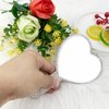 LOPURO Sparkling Rhinestone Heart Shaped Handheld Mirror, Rhinestone Handheld Heart Mirror Bling Glitter Cute Cosmetic Hand Mirror with Handle Portable Makeup Mirror for Women Girls Travel