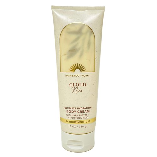 Bath & Body Works Cloud Nine 2 Piece Body Cream Gift Set with a Charcoal Scrub Bar Soap - Full Size