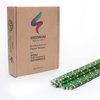 Weemium Christmas Paper Straws - Pack of 200 in 10 Designs - Biodegradable Christmas Straws for Drinking, Party & Crafts