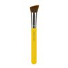 Bdellium Tools Professional Makeup Brush - Studio Series 956 Slanted Precision Kabuki - With Soft Synthetic Fibers, For Perfect Complexion (Yellow, 1pc)