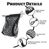 Cargo Net Stretchable, Adjustable Elastic Trunk Cargo Organizer Net Storage Organizer Net with Hooks, Universal Car Accessory for Cars, Trucks, SUVs