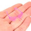 LUOZZY 100pcs Doll Glasses Miniature Doll Eyeglasses Pink Heart-Shaped Doll Glasses Mini Doll Costume Accessories for Dollhouse Decor DIY Craft