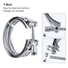EVIL ENERGY 3.0 Inch V Band Clamp for Flange Kit Stainless Steel
