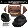 Champion Sports Football Kicking Tee for Kickoff Practice, 1” Black - Ball Holder Tees for Footballs - Kicking Block and Accessories for Adults, Kids, Coaches