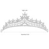 Tiaras and Crowns for Women, Aprince Wedding Tiara for Women Girls Princess Crowns Hair Accessories for Bride Rhinestone Pearl Tiaras for Prom Party Christmas Hollwee Costume
