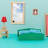 DOITOOL 8PCS Dollhouse Windows 1: 12 Scale Miniature Dollhouse Furniture Window Frame Model Dollhouse Furniture DIY Dollhouse Bedroom Accessories, 2.5 x 4.3inch