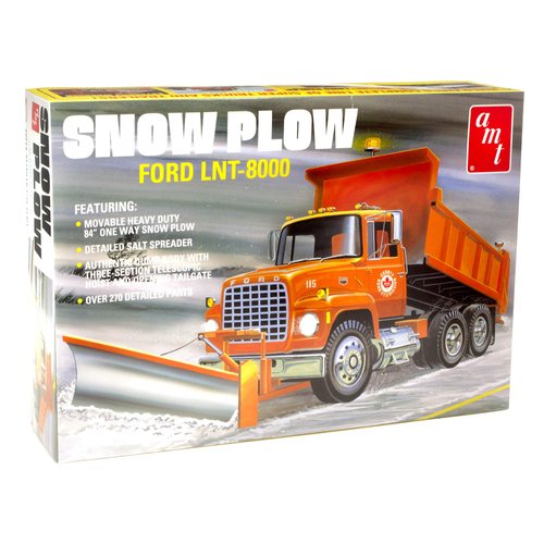 AMT Ford LNT-8000 Snow Plow 1:25 Scale Model Kit