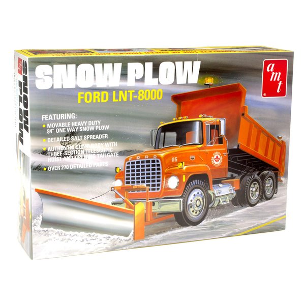 AMT Ford LNT-8000 Snow Plow 1:25 Scale Model Kit