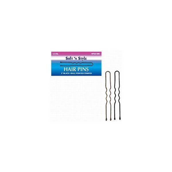 Burmax Soft 'N Style Hair Pins, Bronze (HP65-BR)