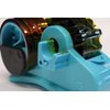 Blue Heat Tape Dispenser Sublimation - Multiple Roll Cut Heat Tape Dispenser Sublimation for Heat Transfer Tape, Semi-Automatic Tape Dispenser with Compartment Slots and 1" & 3" Double Reel Cores