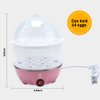 VIGIND Egg Cooker,350W Rapid Electric Egg Maker,Egg Steamer,Egg Boiler,Egg Cookers With Automatic Shut Off,14 Egg Capacity Double-Layer Lazy Egg Boiler,Multifunction Heated Milk,Heated Food