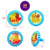 DecoPac Lion King Cupcake Rings, 24 Disney's The Lion King Cupcake Decorations Featuring Simba, Timon, Pumbaa, & Nala, For Birthday Parties & Celebrations, Food Safe Cake Toppers – 24 Pack