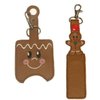 Gingerbread Man Hand Sanitizer Holder and/or Lip Balm Holder