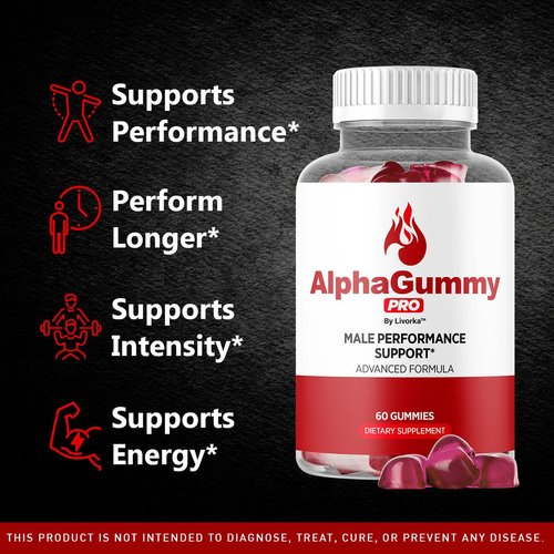 (2 Pack) Alpha Gummy Pro for Men - Official Alpha Gummys Pro Supplement Support, Premium AlphaGummy Pro Advanced Formula Performances & Energy, Alpha Gummy Pro Reviews, 120 Gummies for 2 Months