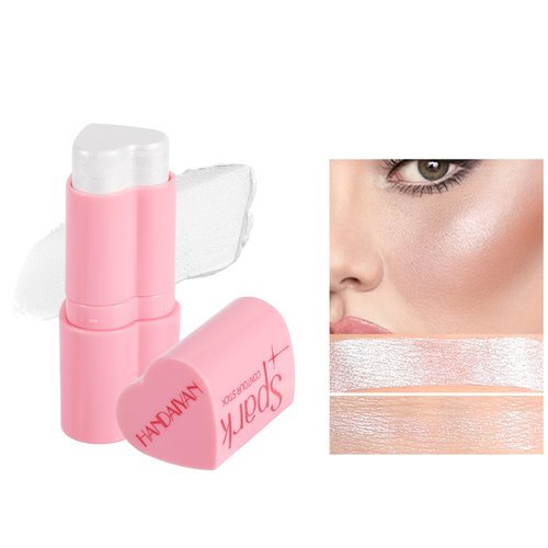 BEUKING Heart Blush Stick, Matte Rouge Stick, Cheek Contour Pen, Long Lasting Water Proof Non-Greasy Smooth, Buildable Lightweight Cream Blush, Easy Application High-Gloss Finish (05#, 0.21 OZ)