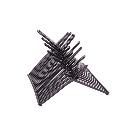 6 Pairs Interlocking Hair Combs Double Side Comb Hair Jaw Clamps Hair Clips Ponytail Holder Hair Styling Accessories for Women Ladies Girls (Black)