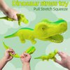 Dinosaur Squishy Toys Stress Balls for Adults and Kids, Dinosaur Sensory Fidget Toys Squeeze Balls, Big Dinosaur Figure Toys, Animals Squishy Ball for Party Favors