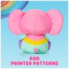 Swisheez Slater Elephant Stuffed Animal, Retro Inspired Plush Toys for Ages 3 and Up, Pink, 7”