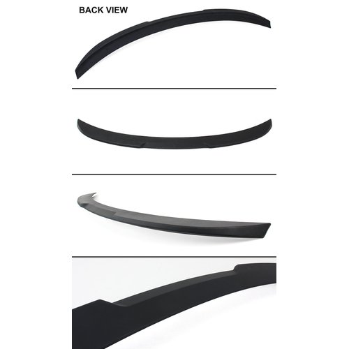 Fits for 2017-2018 Hyundai Elantra Sedan KDM Matt Black H Style Trunk Lid Spoiler Wing