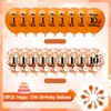 10th Birthday Balloons for Girls Boys 18Pcs Orange Happy 10th Birthday Latex Balloons Orange 10th Birthday Party Decorations for Kids 10th Birthday Anniversary Fall Halloween Party Supplies 12 Inch